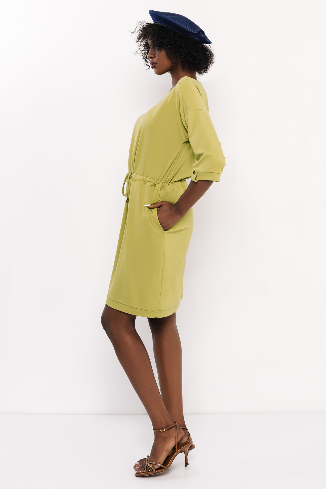 Tassy tunika olivazöld