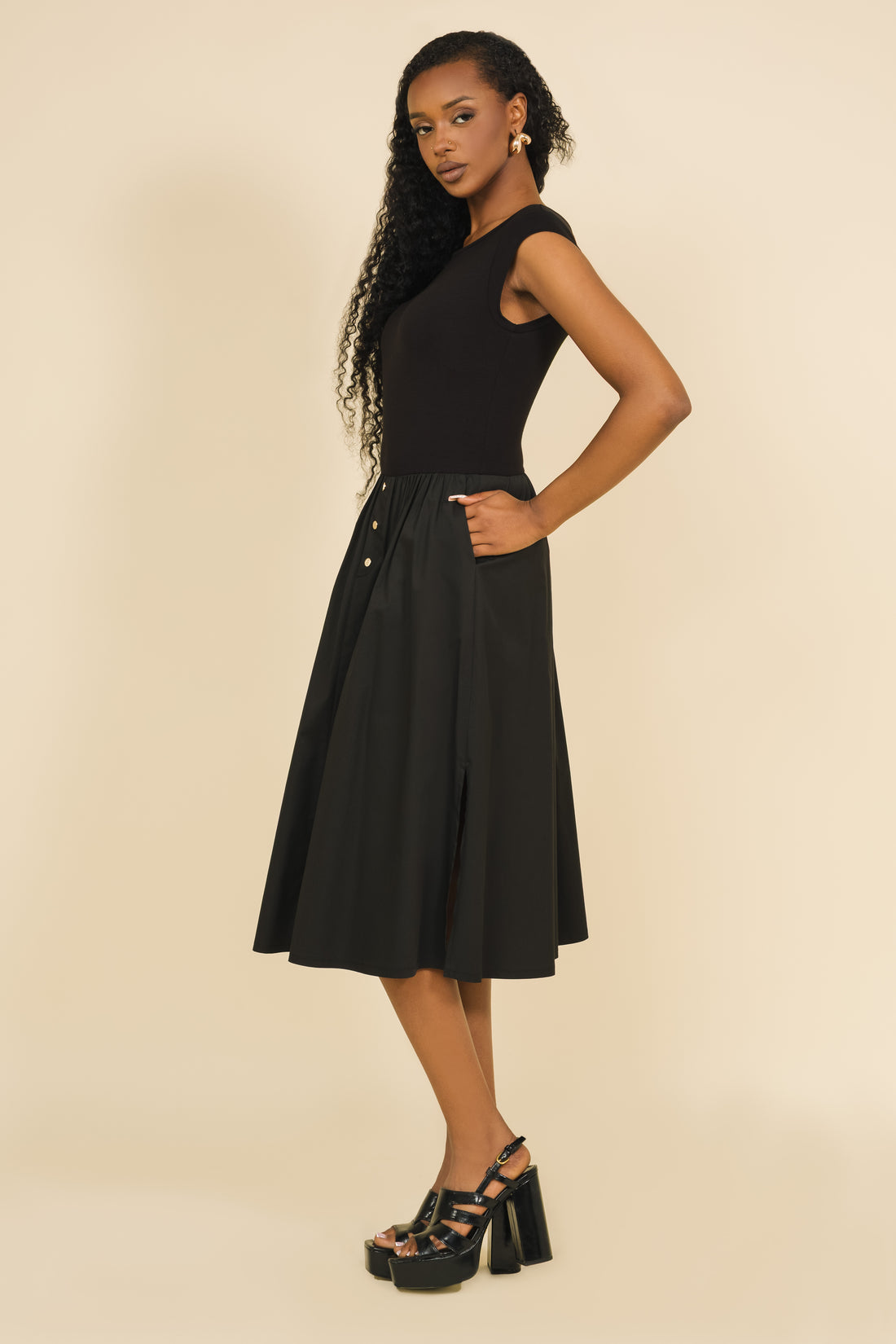 Endrin ruha fekete/fekete