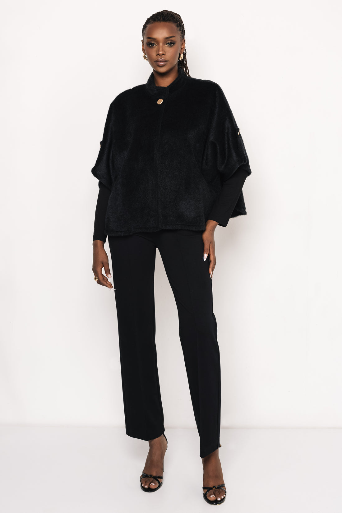 Kobalt pelerin fekete