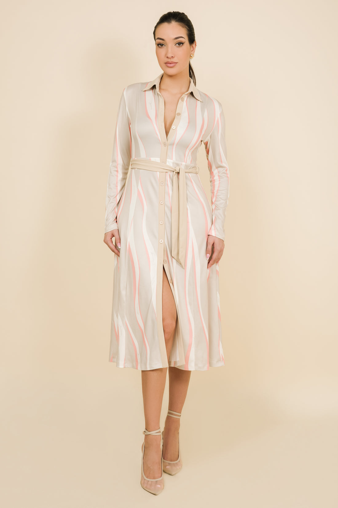 Zidi ruha bézs/rózsaszín