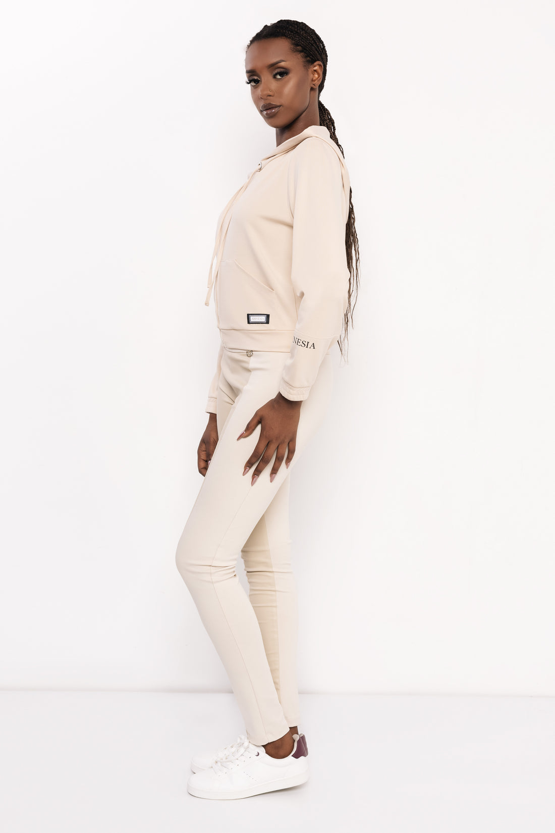 Oszka jogging felső bézs