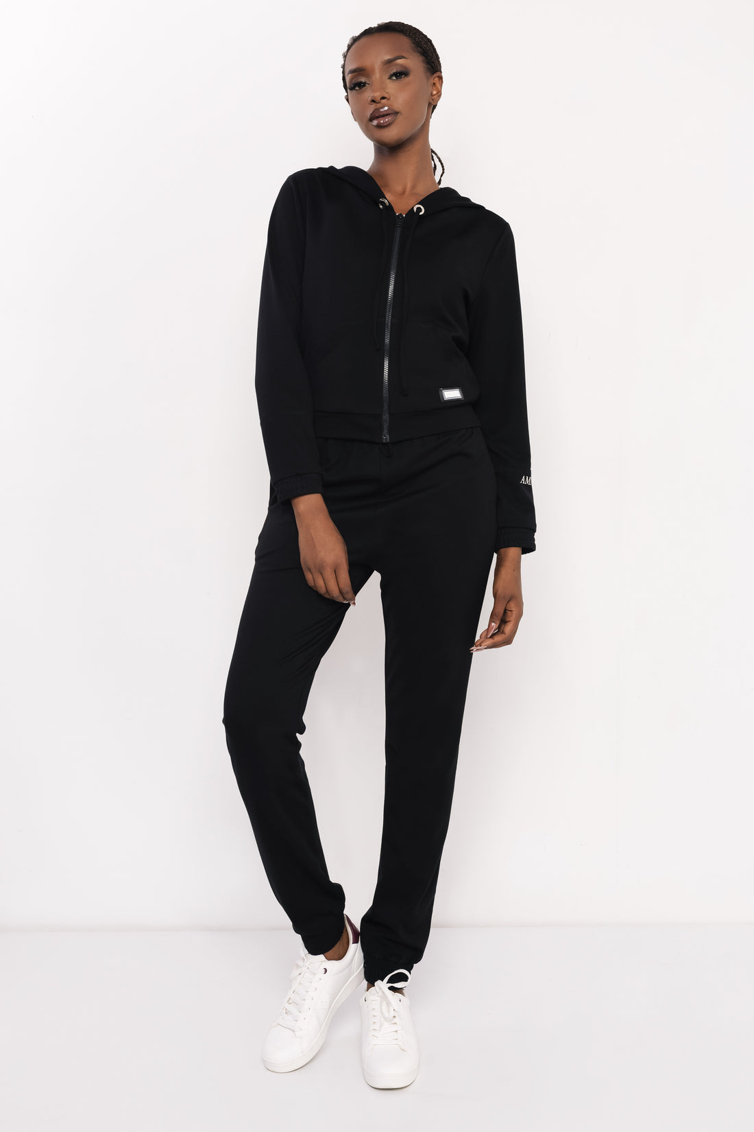 Oszka jogging felső fekete