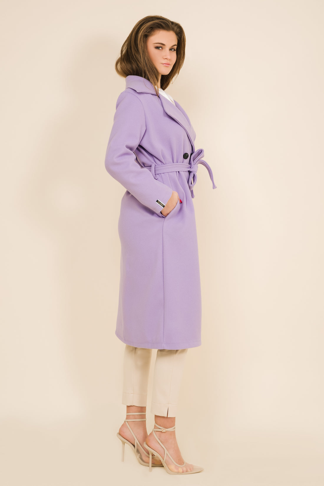 Blessy szövetkabát lila