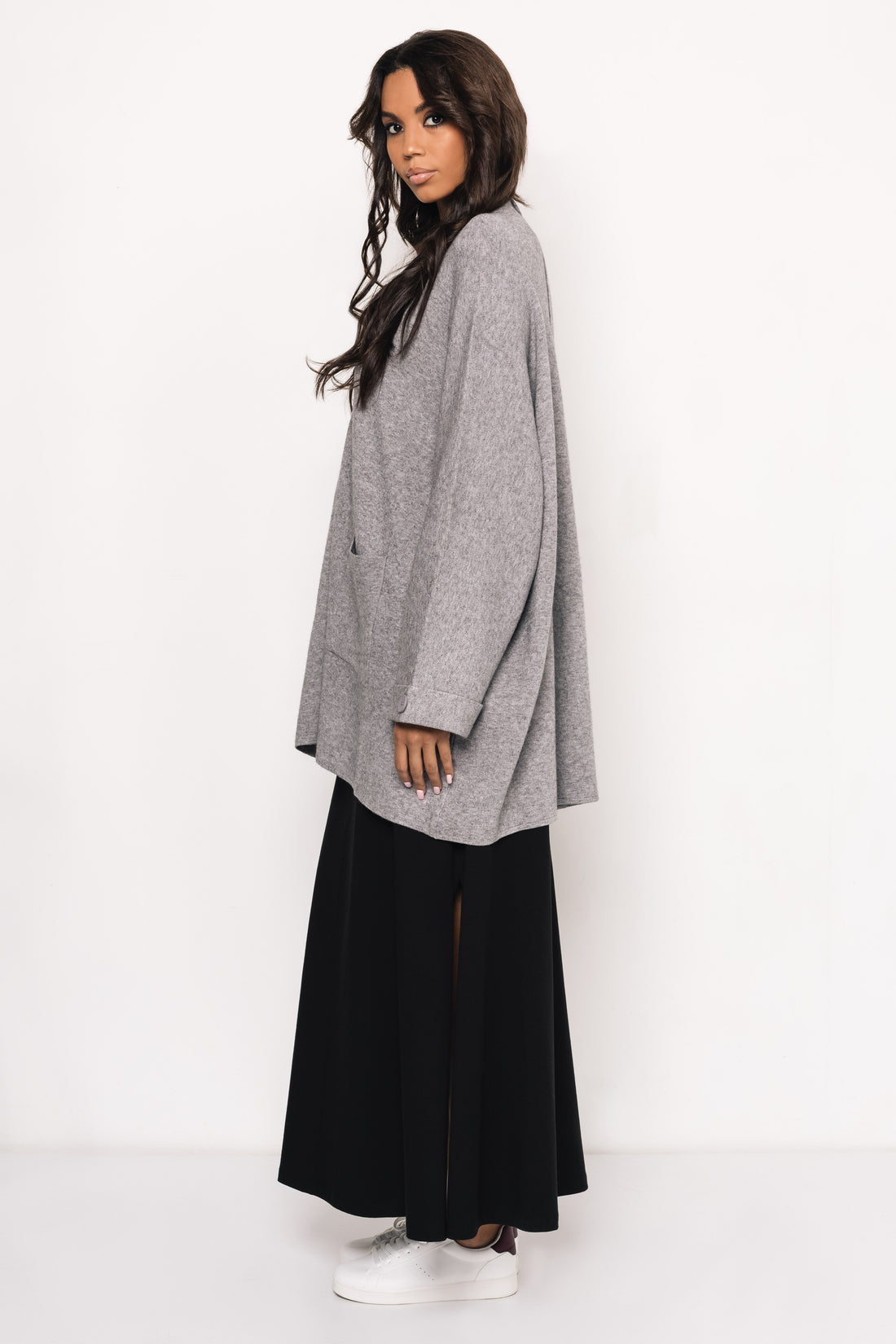 Odeng kardigán szürke