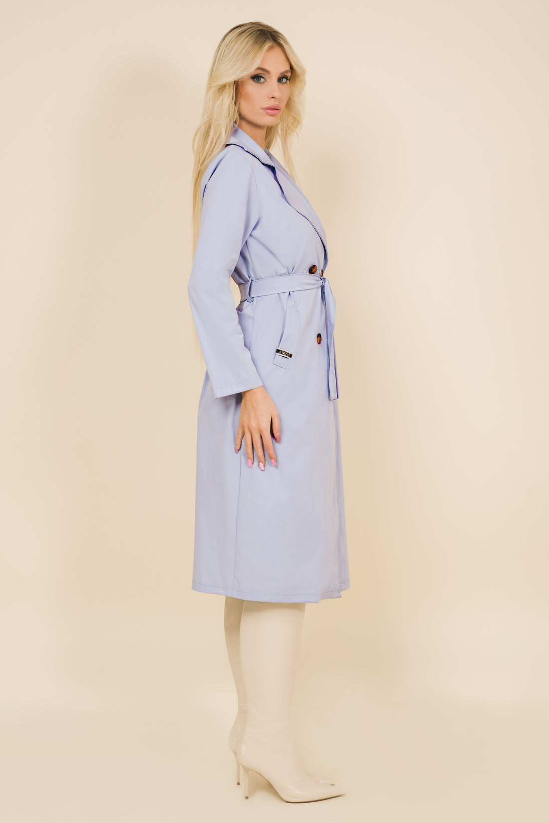 Trilla kabát babakék