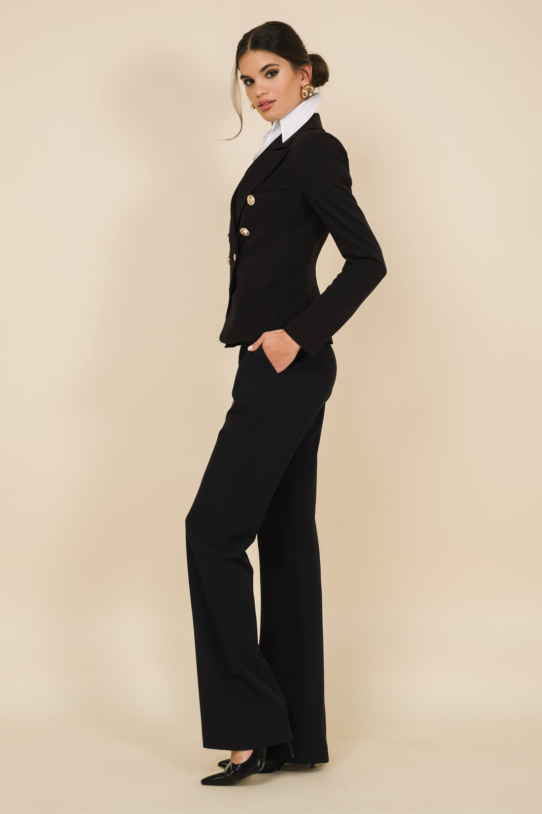 Ambrózia zakó fekete