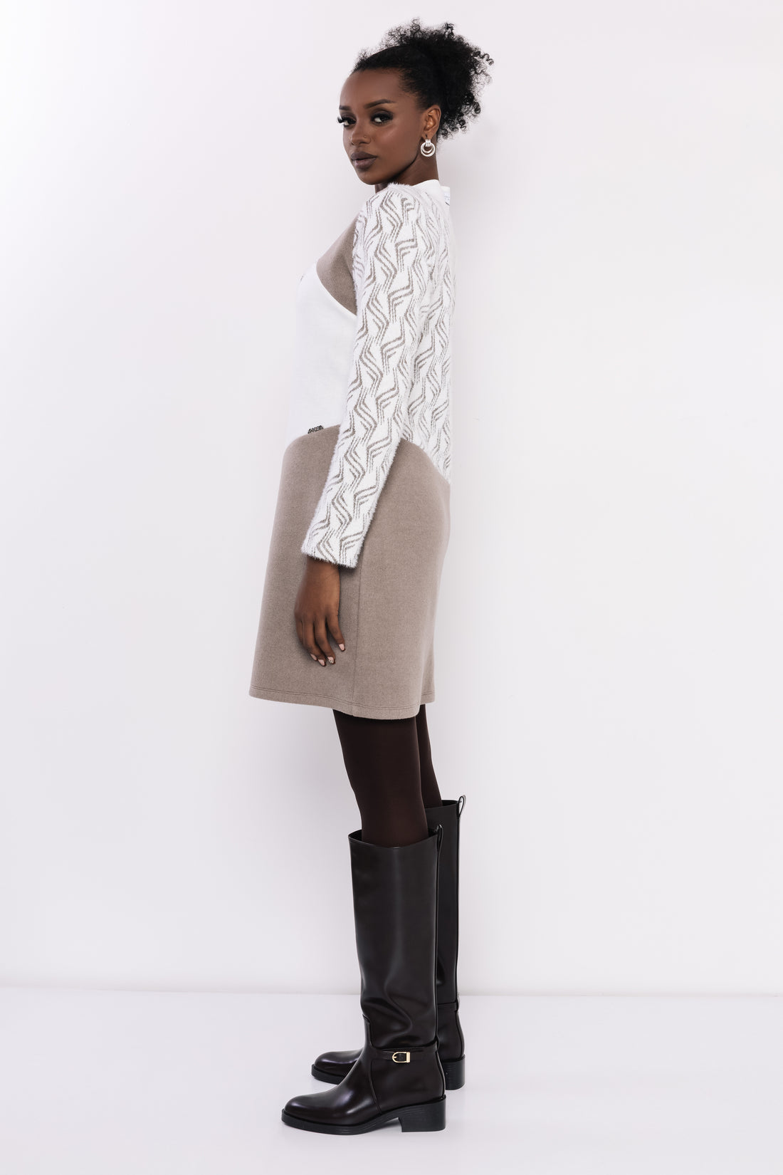 Janis tunika hullám mintás