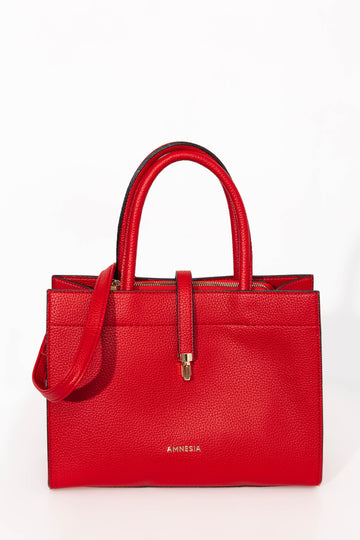 Csatos táska piros one-0