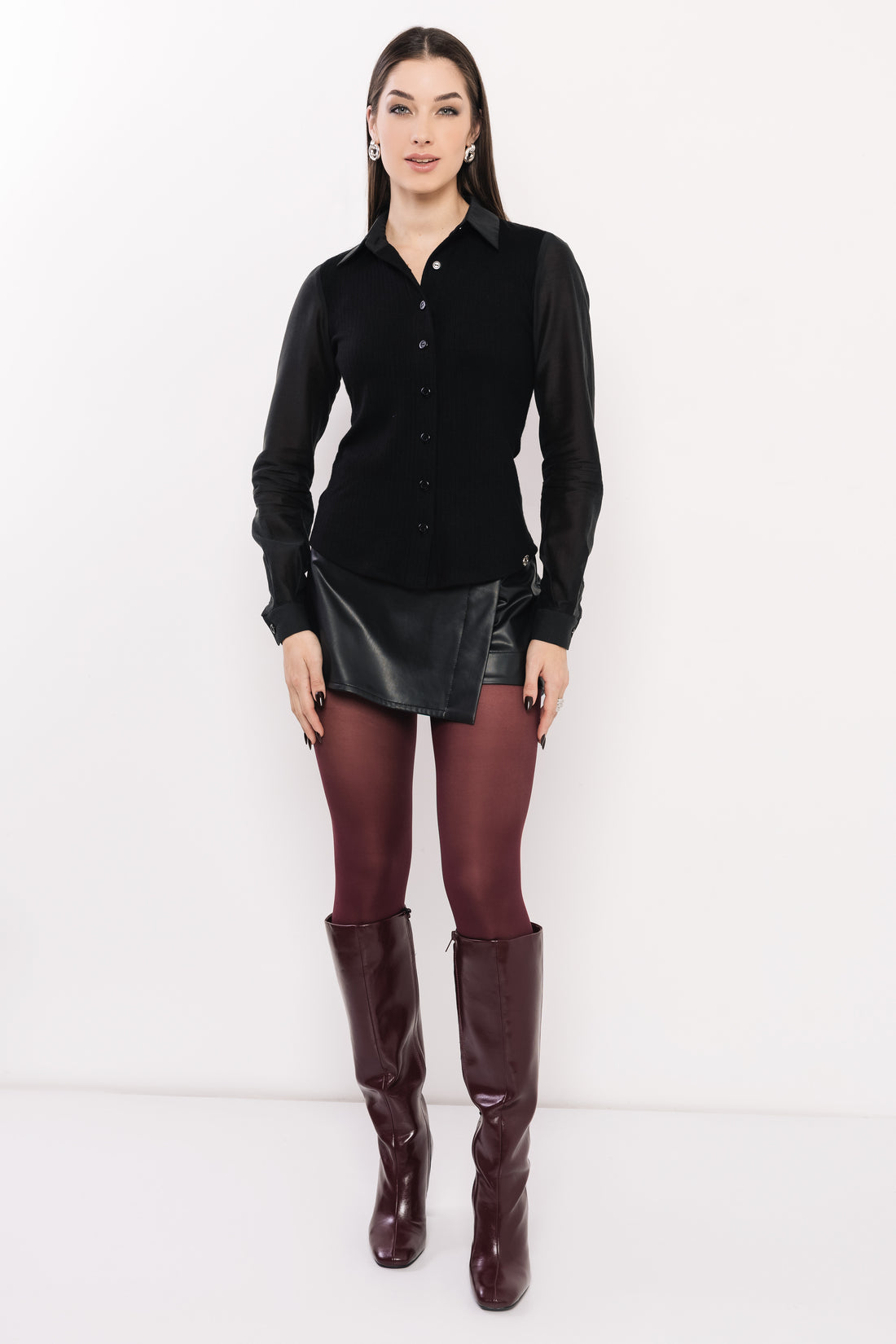 Peratu felső fekete