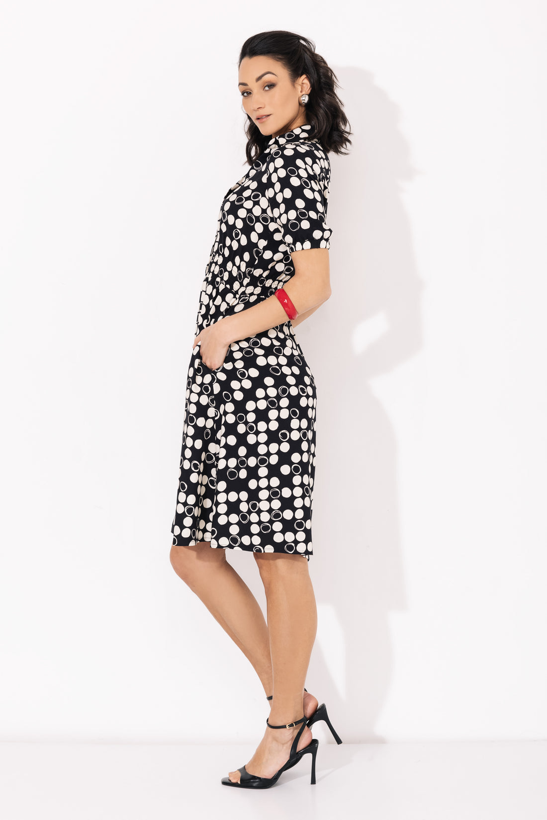 Salerno ruha mintás színes-0