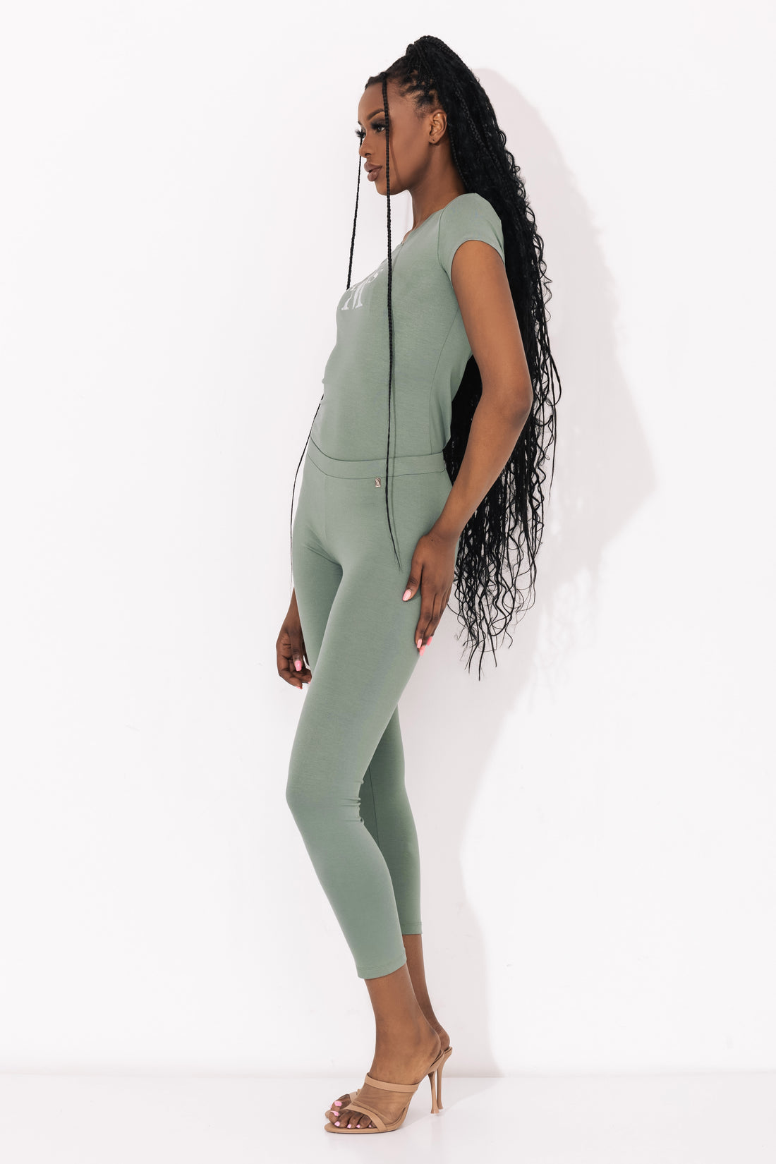 Trudi leggings zsálya zöld one-0
