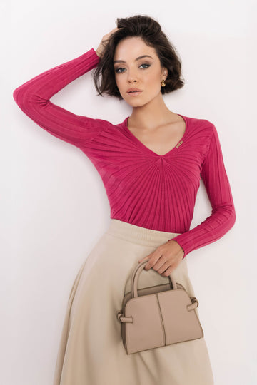 Frilla kötött felső rózsaszín