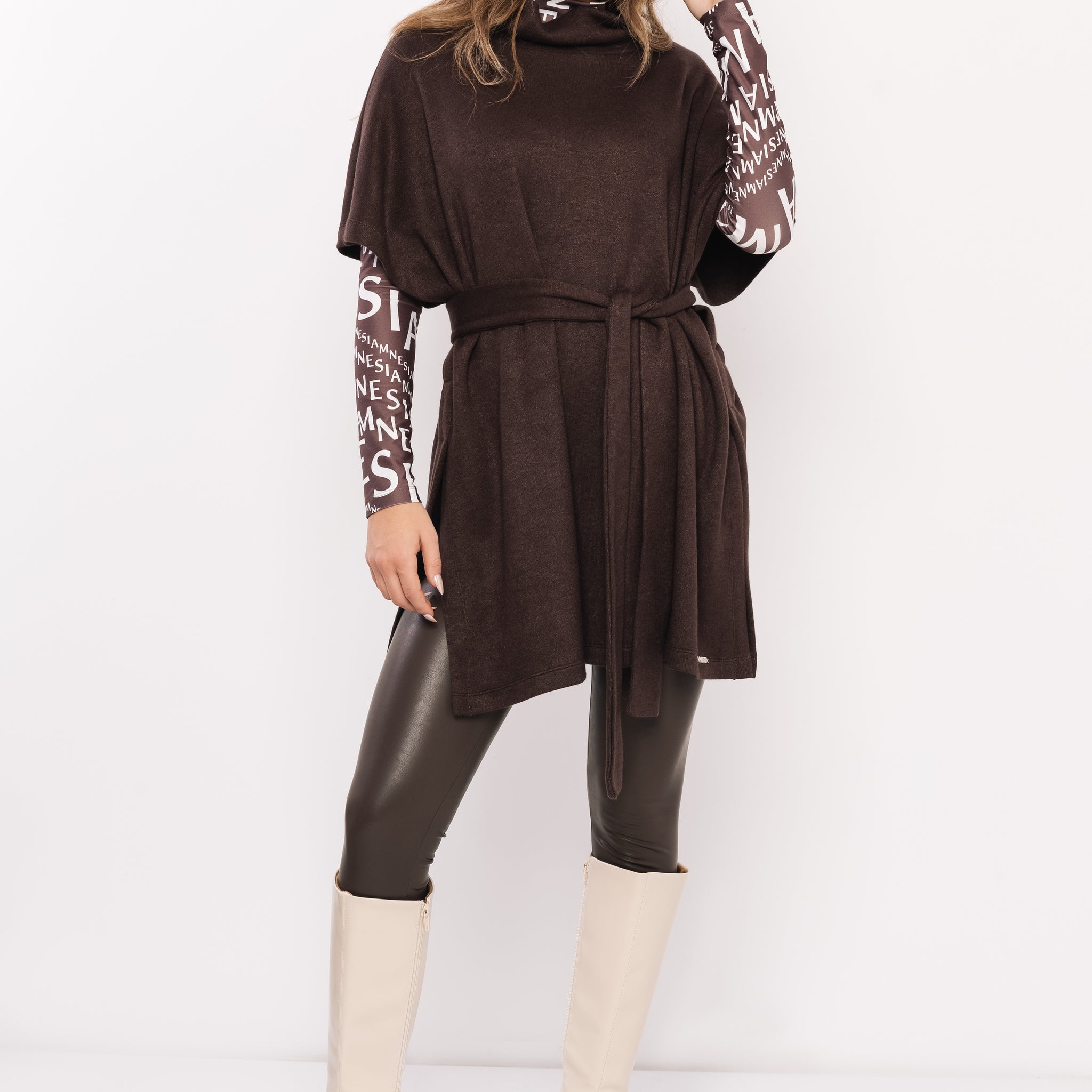 Nomel mellény csokibarna