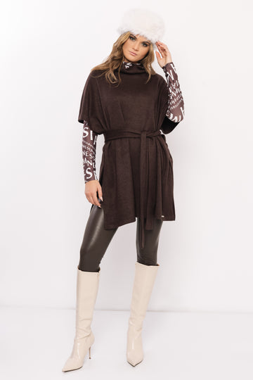 Nomel mellény csokibarna