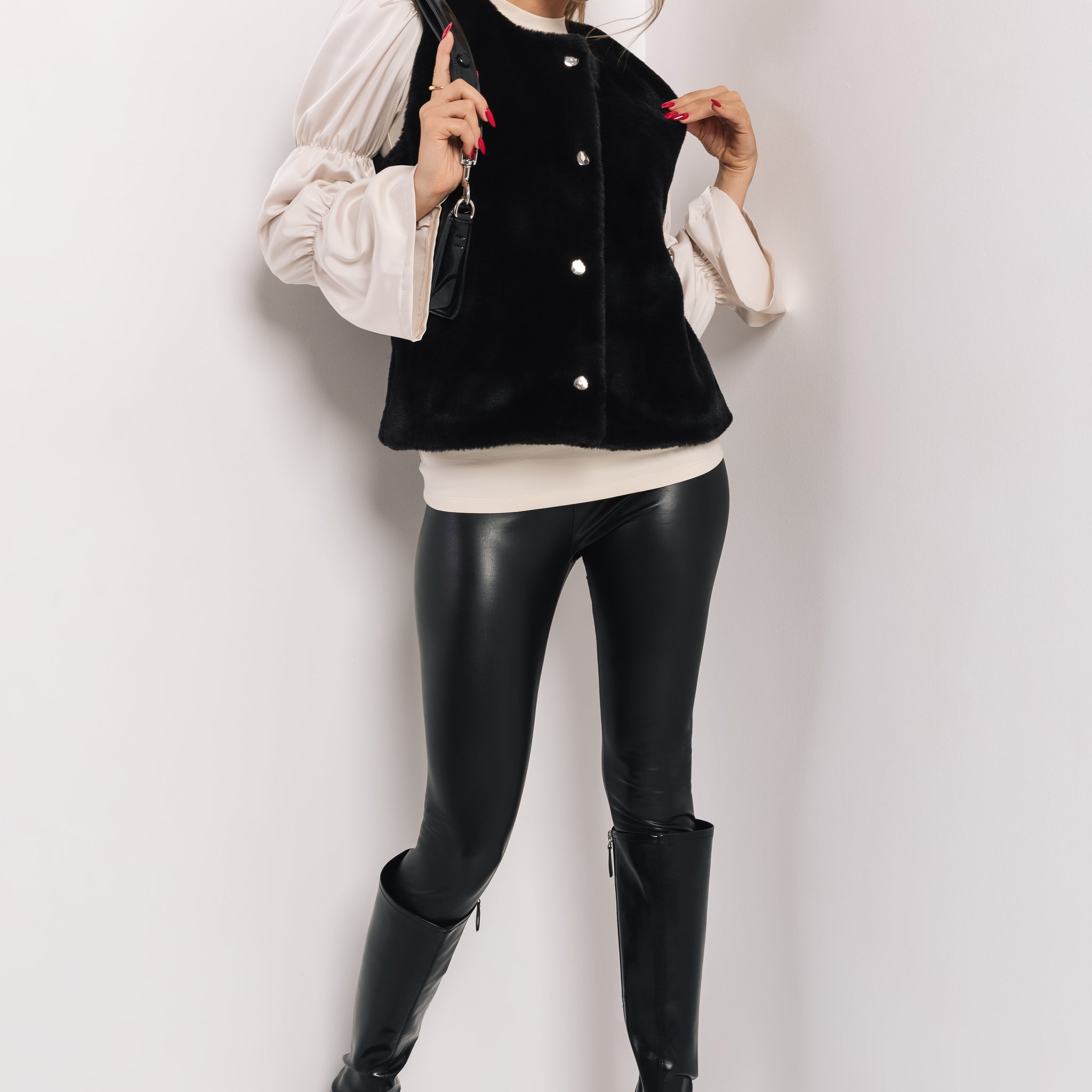 Porto mellény fekete