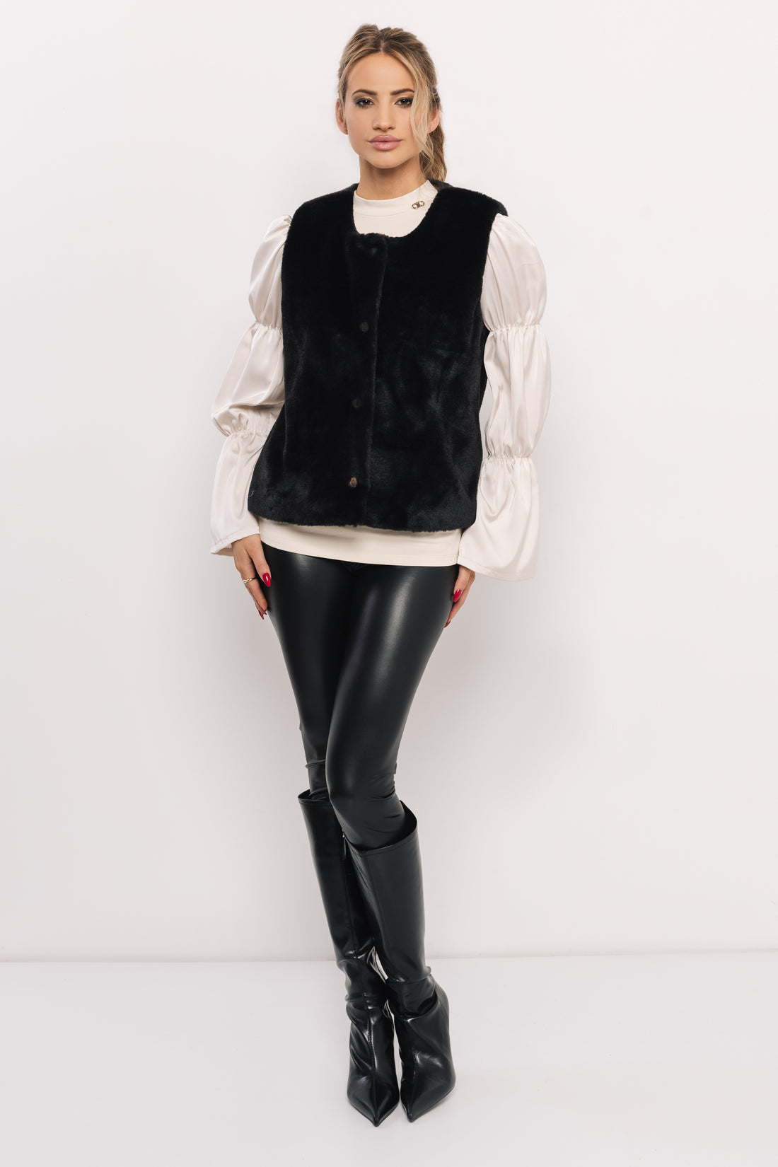 Porto mellény fekete