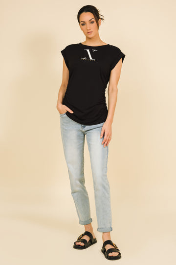 Barbara felső - fekete