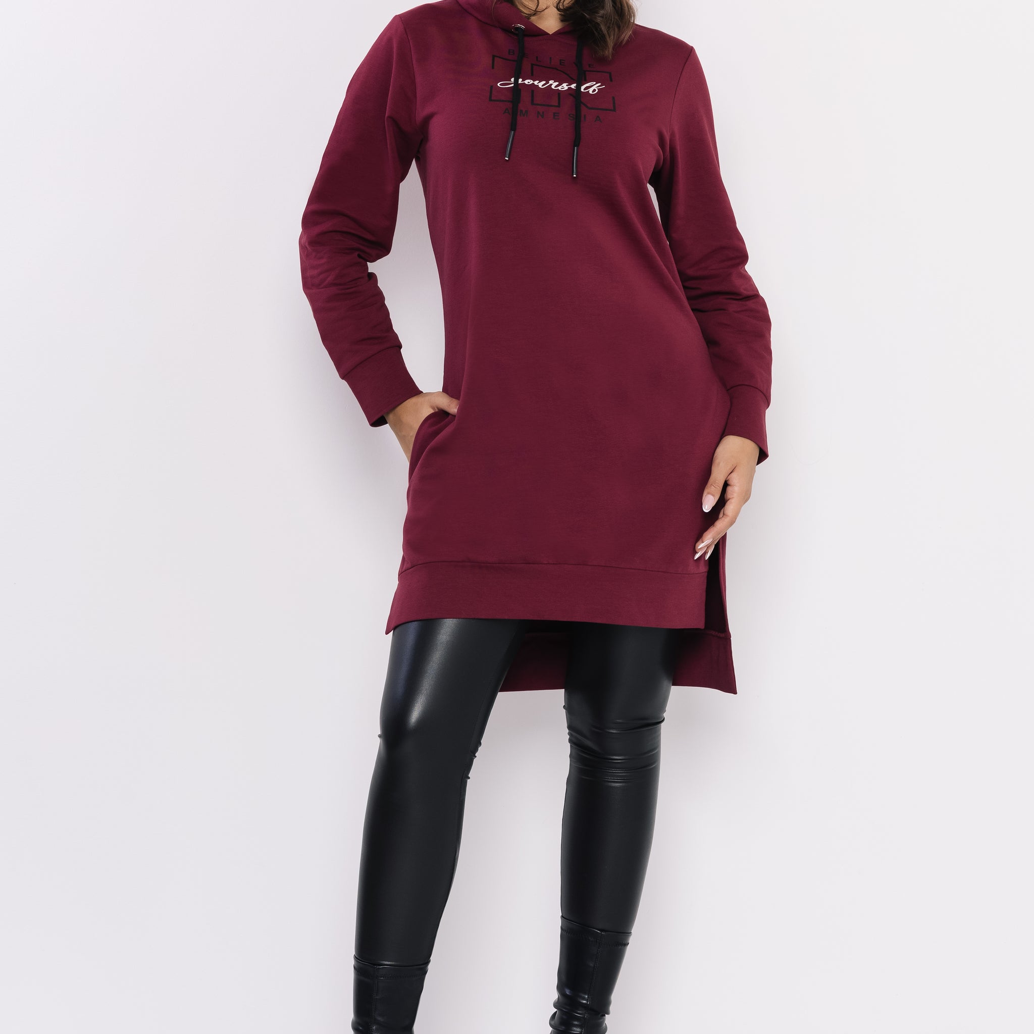 Csöre 2 tunika bordó