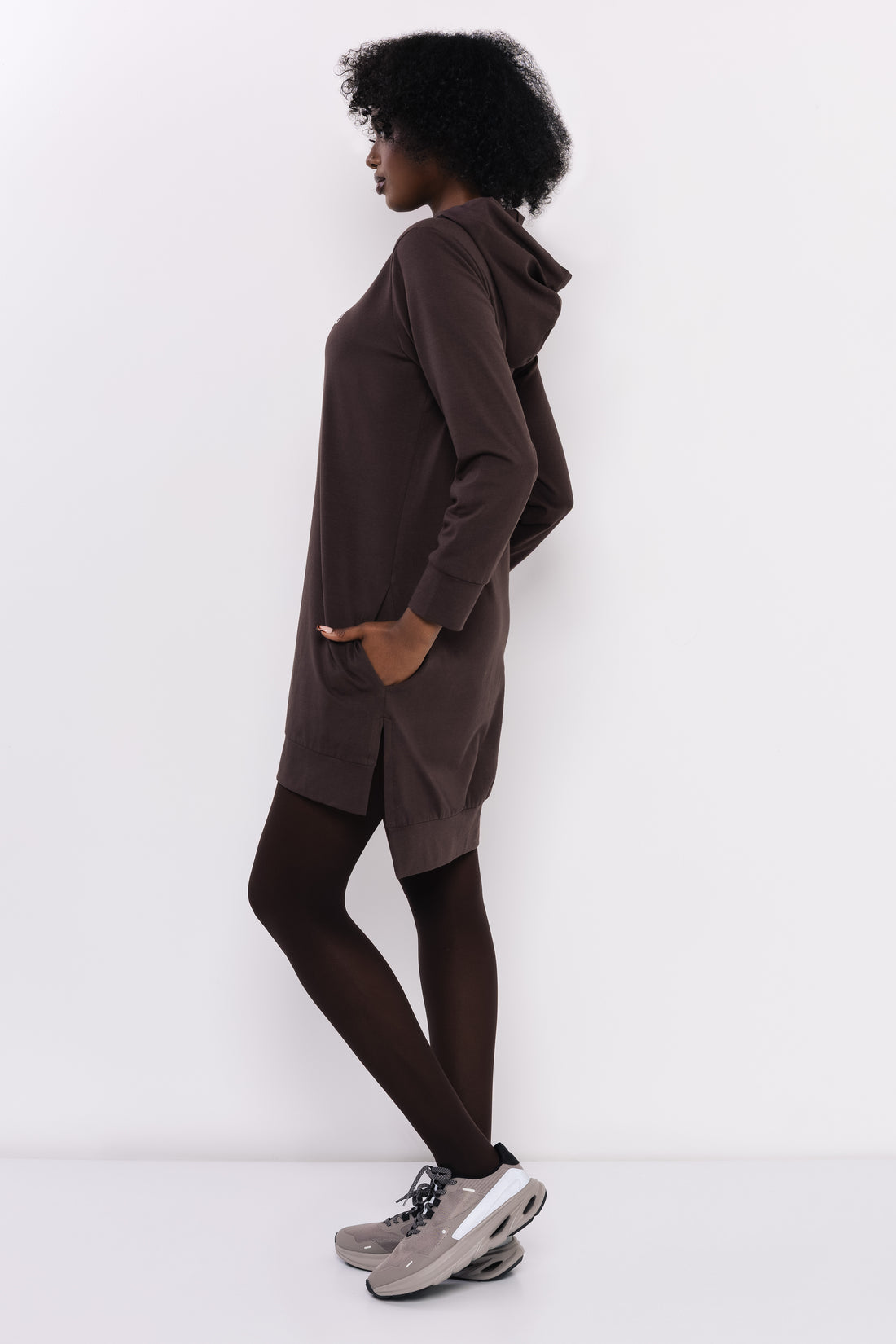 Csöre 2 tunika csokoládé