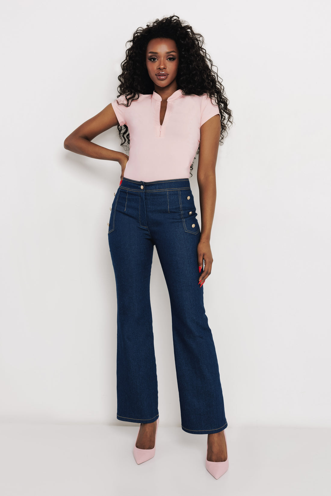 Ruella felső cold pink