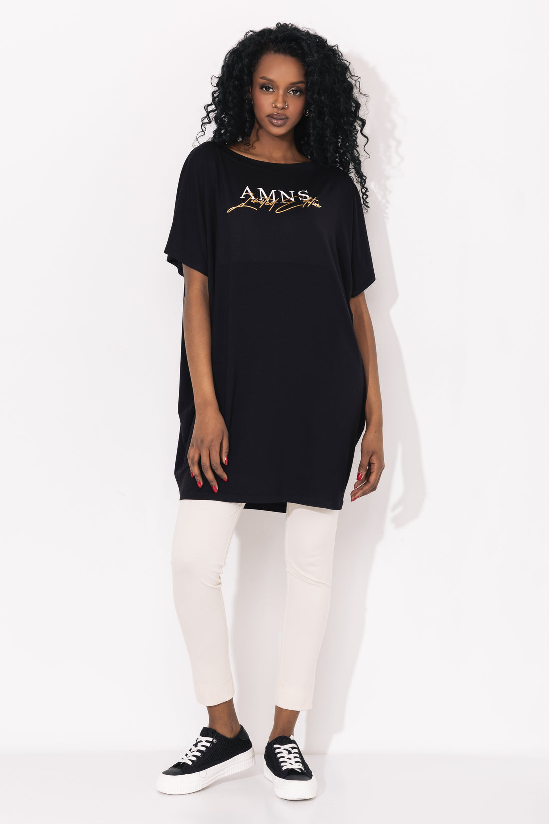 Csobil tunika fekete one-0