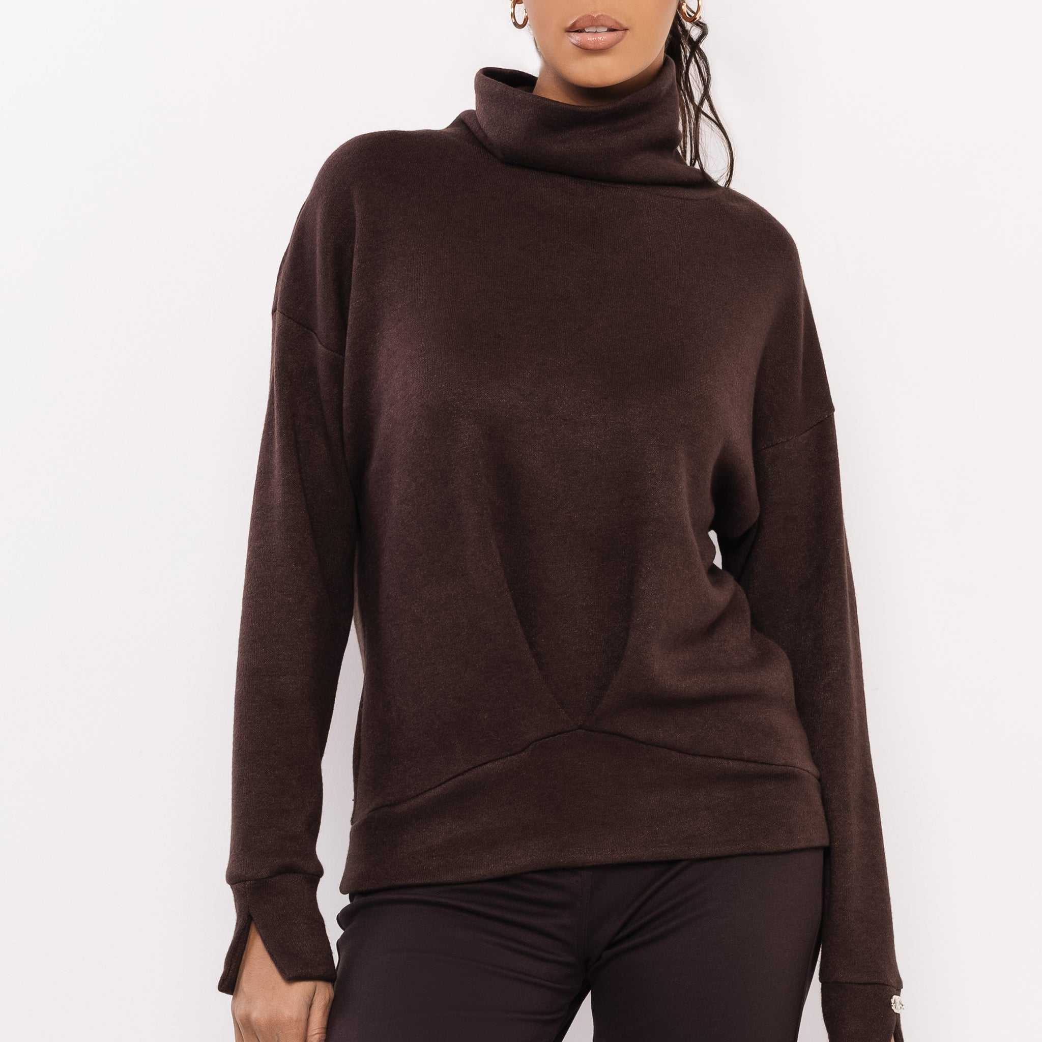 Blem felső csokoládé