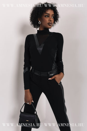 Laly felső - fekete