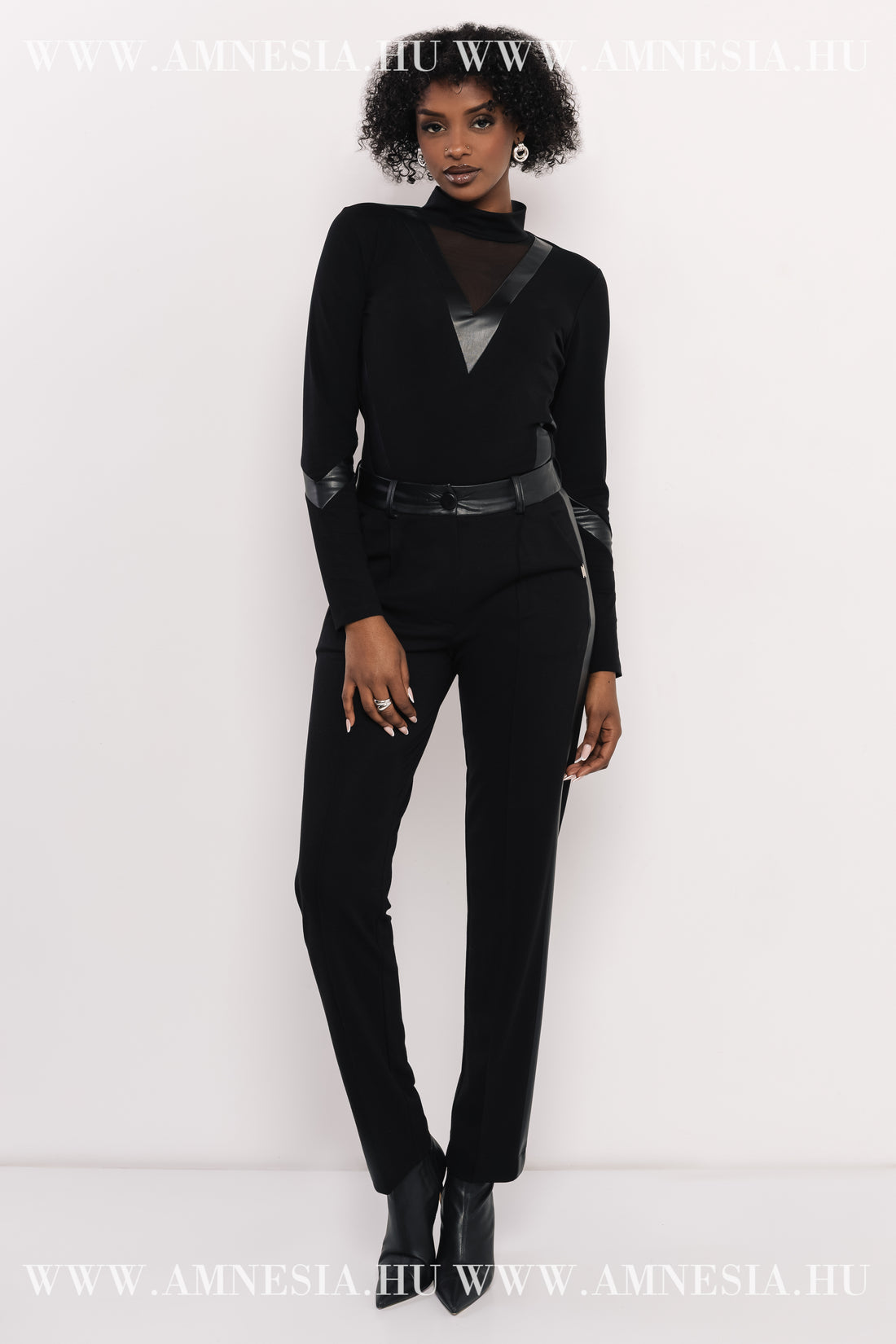 Laly felső - fekete