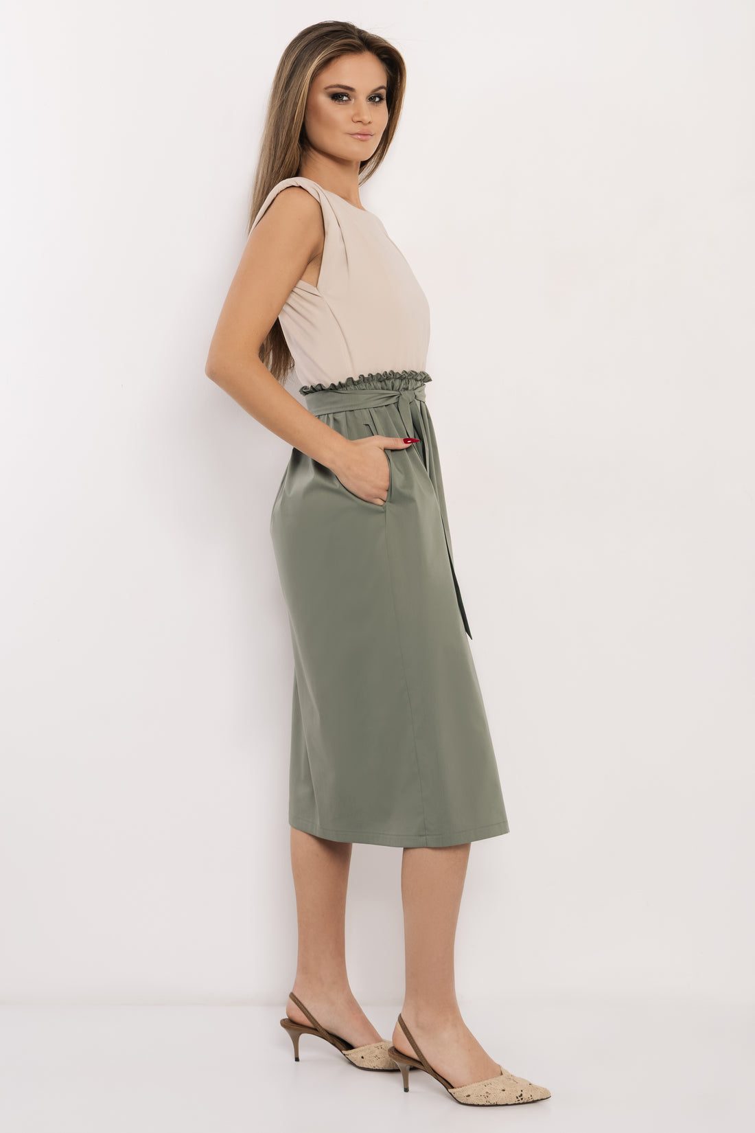 Polinda ruha bézs/khaki