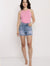 Raffana short farmerkék