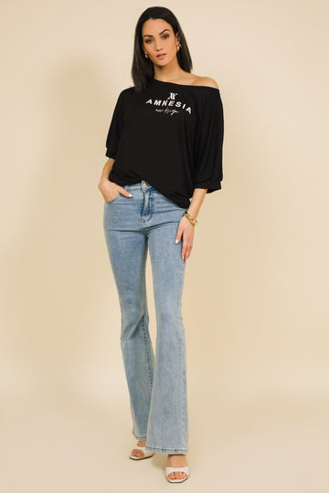 Ampli tunika - fekete