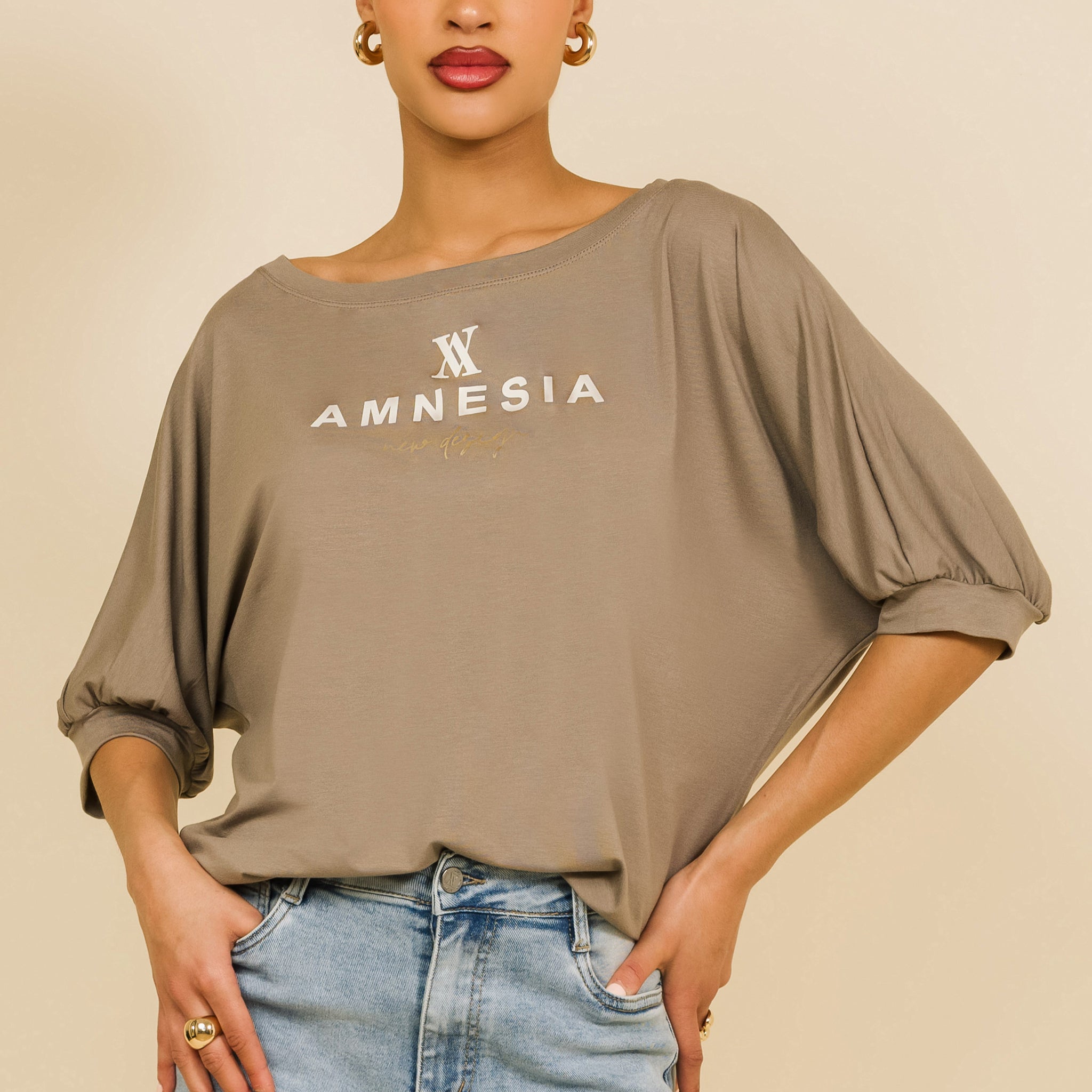 Ampli tunika - khaki