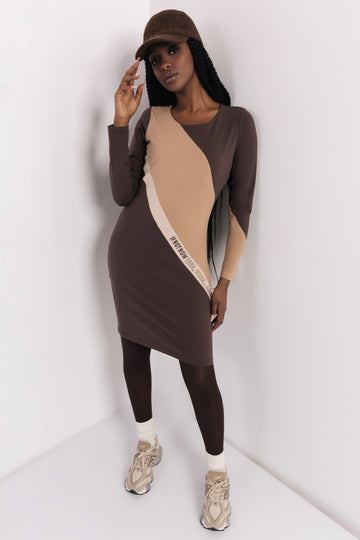 Nox ruha csokoládé/camel/bézs