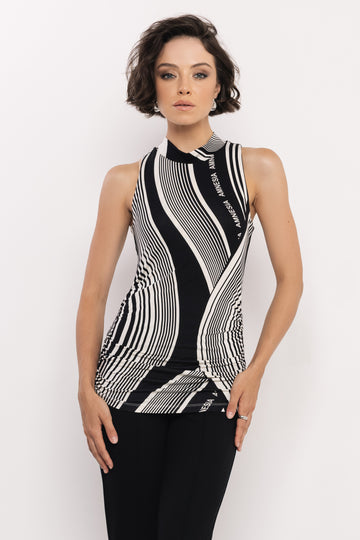 Szetta top mintás