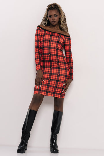 Igre ruha piros kockás