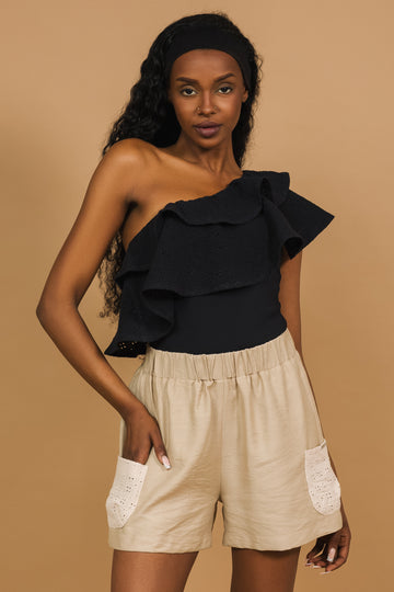Kendy short bézs