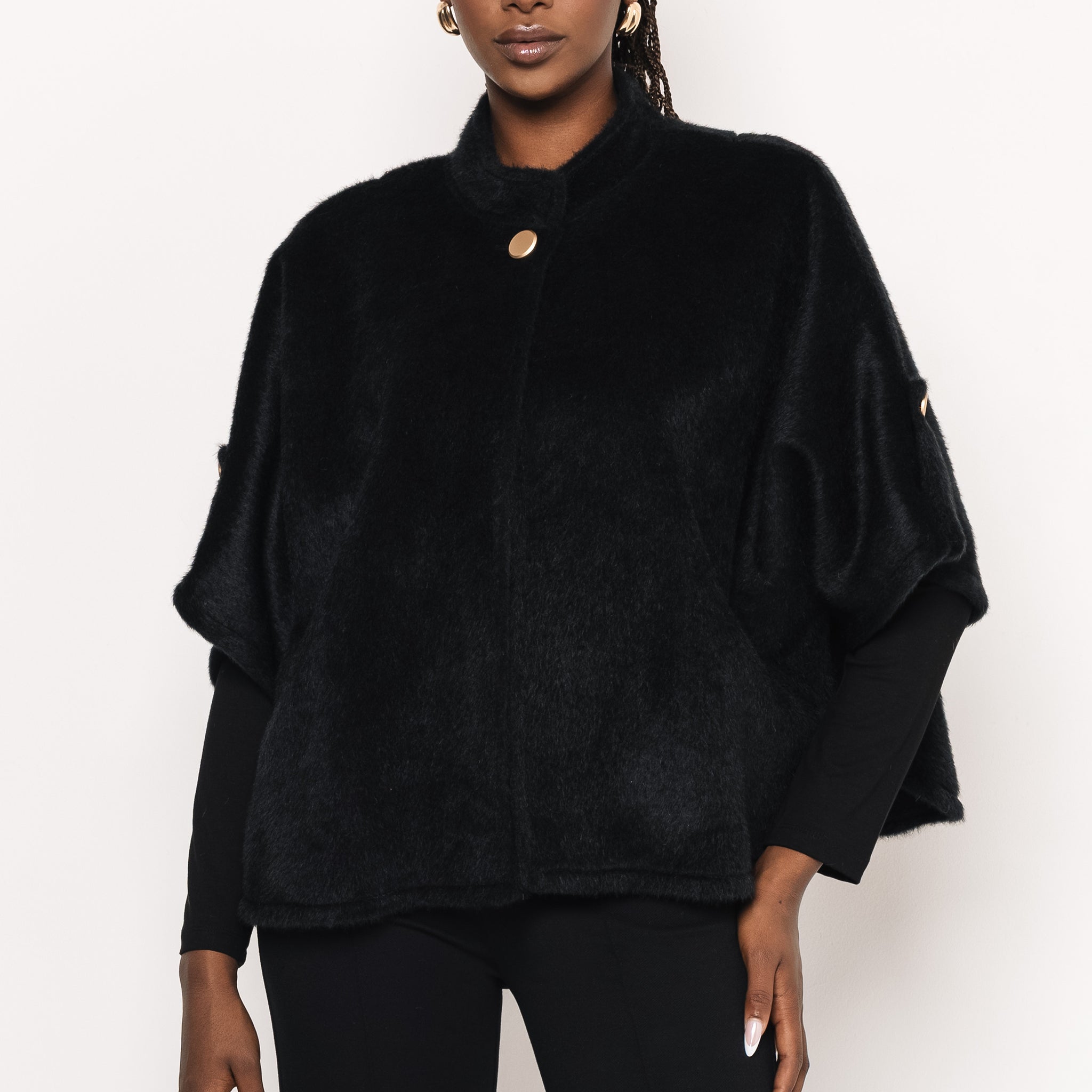 Kobalt pelerin fekete