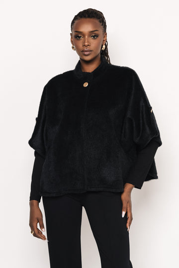 Kobalt pelerin fekete