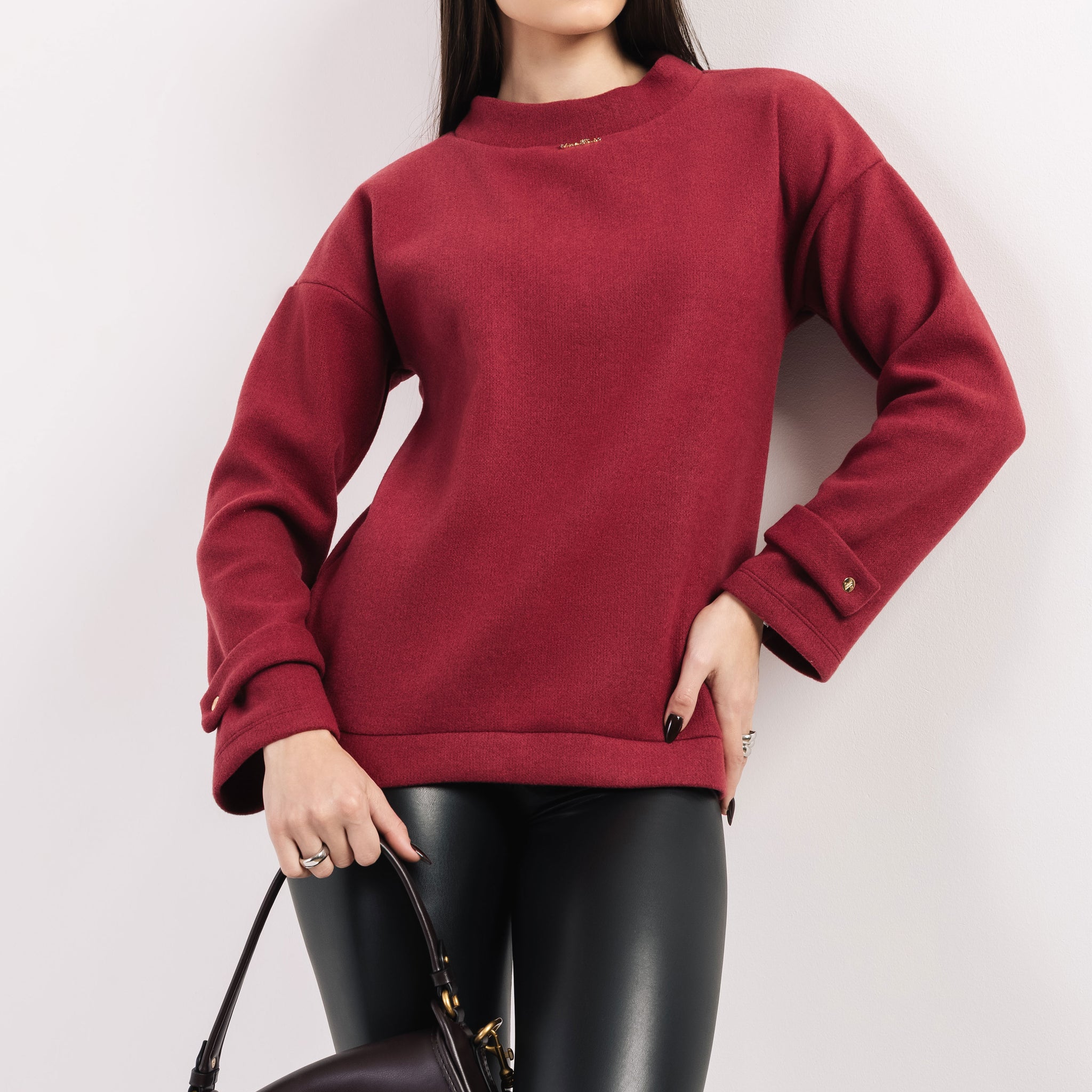 Koletta pulóver bordó