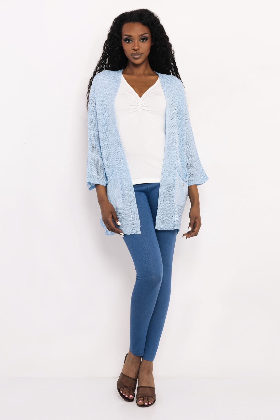 Valere kardigán babakék