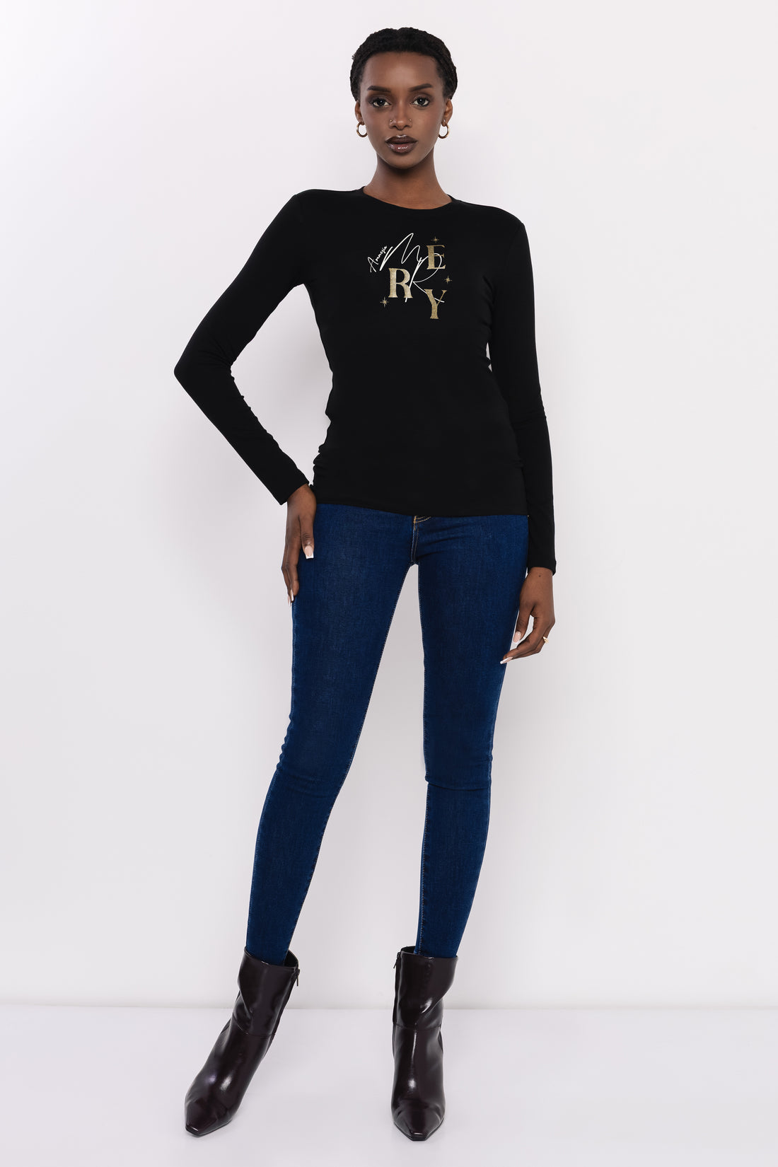 AJÁNDÉK karácsonyi nyomott Xihin felső