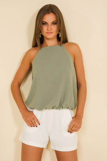 Fino top khaki