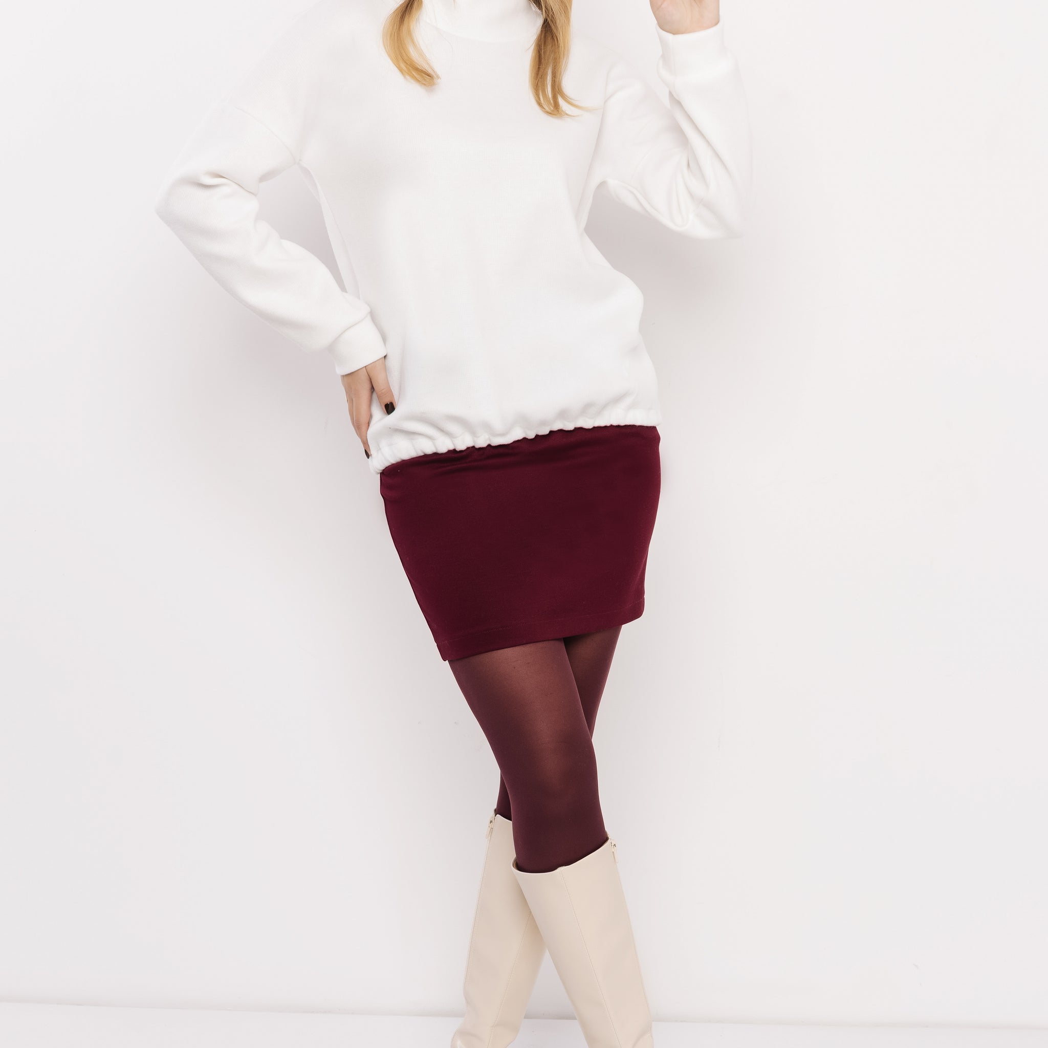 Glassi pulóver ekrü