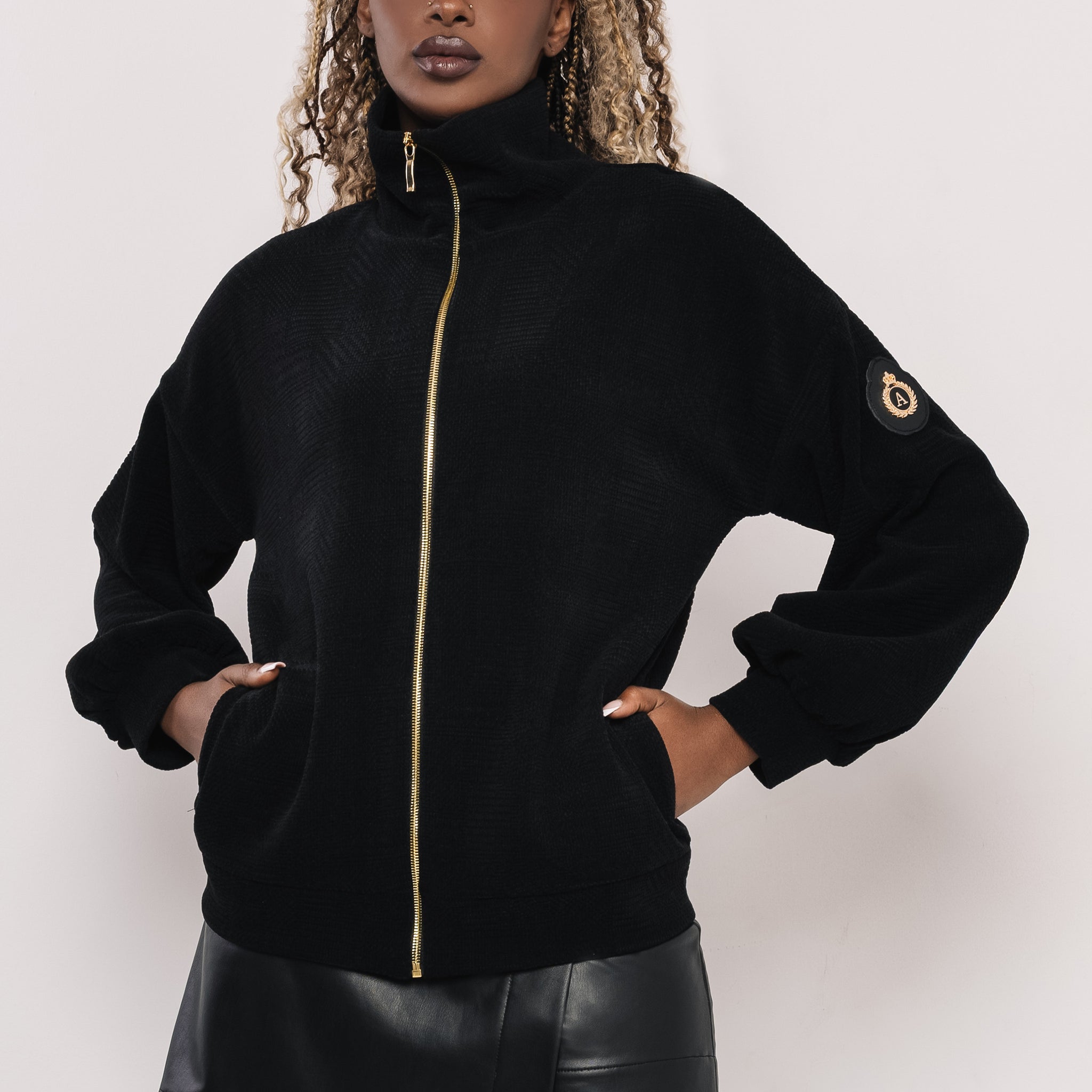 Hanoi kardigán - fekete