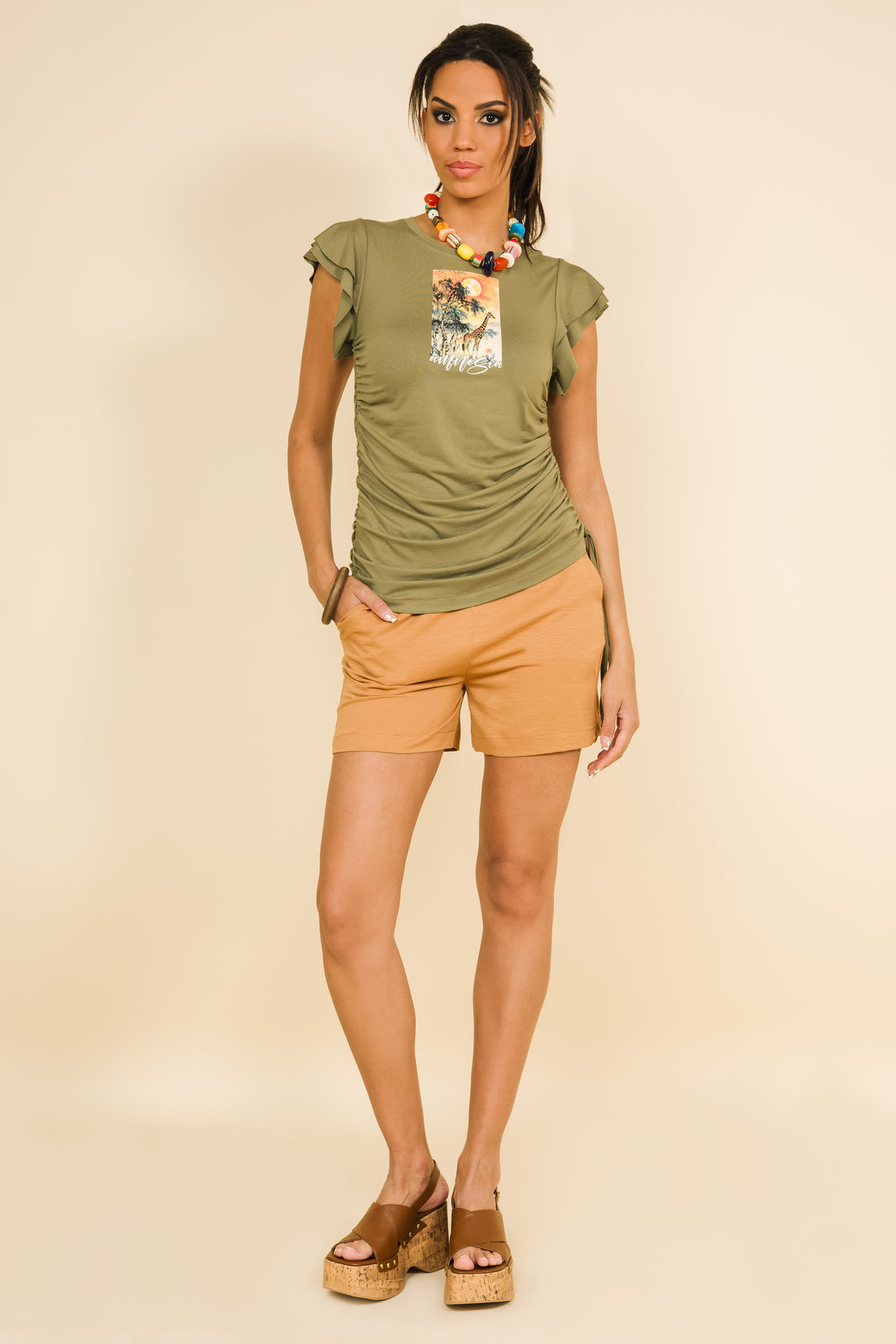 Ingra felső - khaki