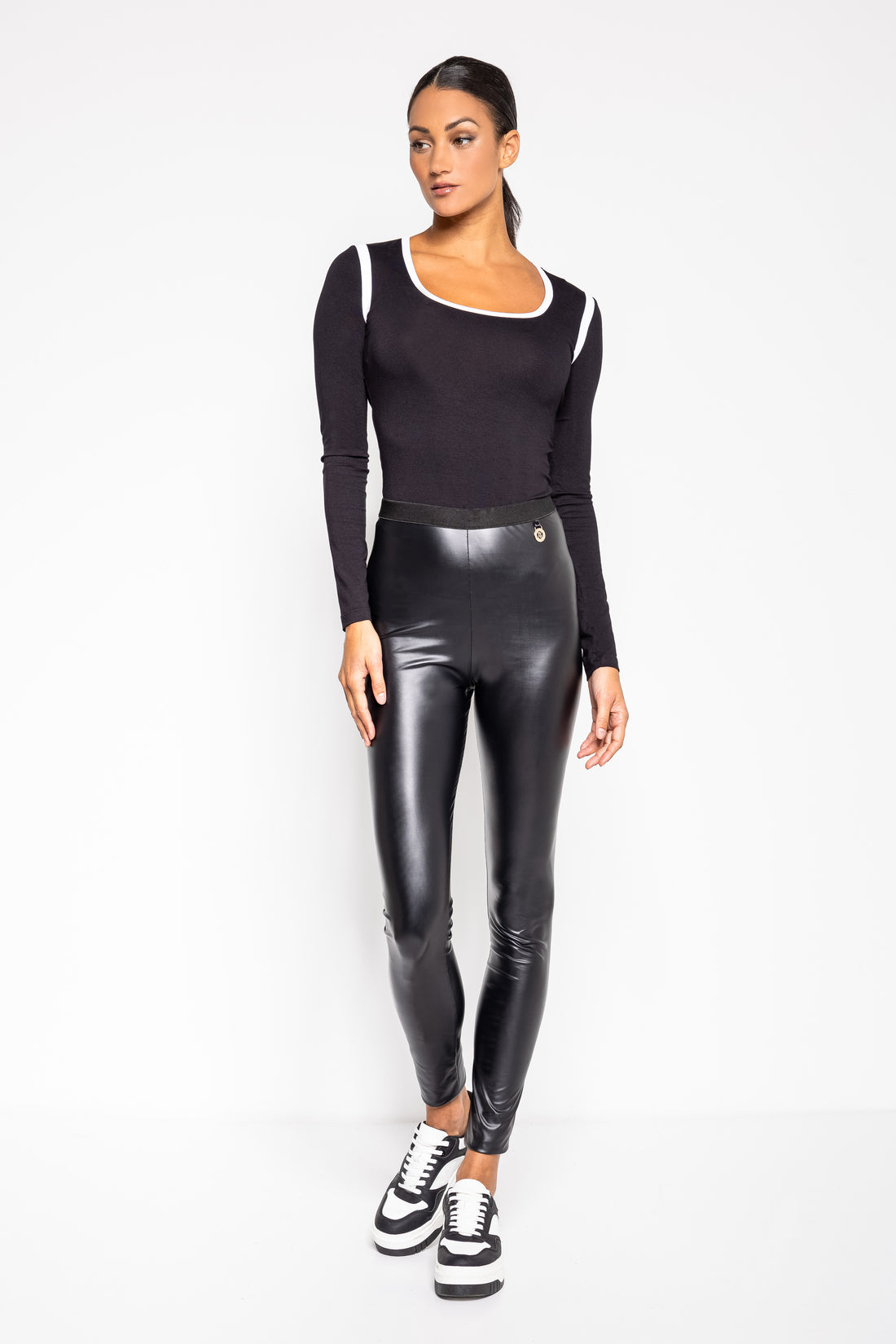 Kitten leggings fekete-0