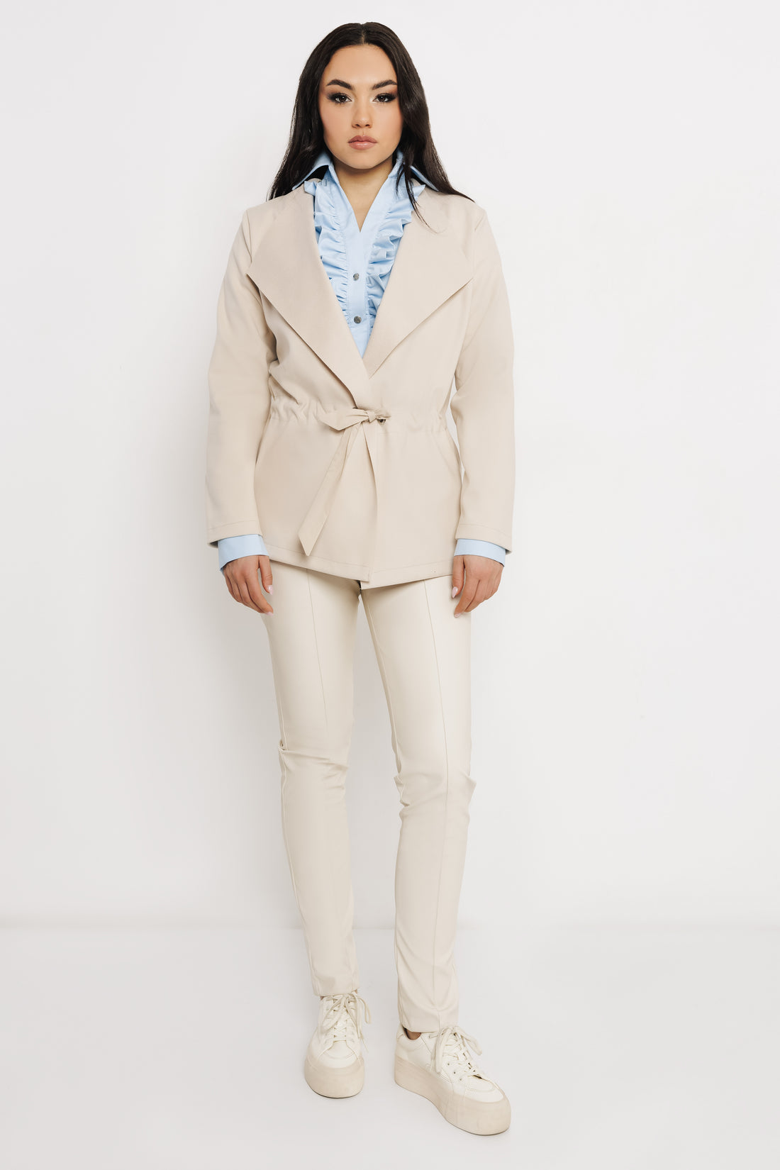 Eton kardigán drapp