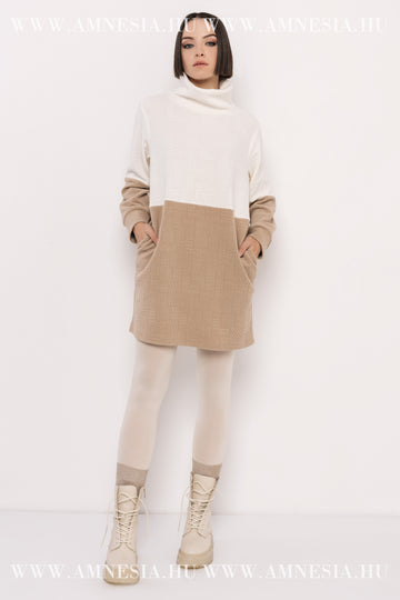 Hime tunika - ekrü+bézs