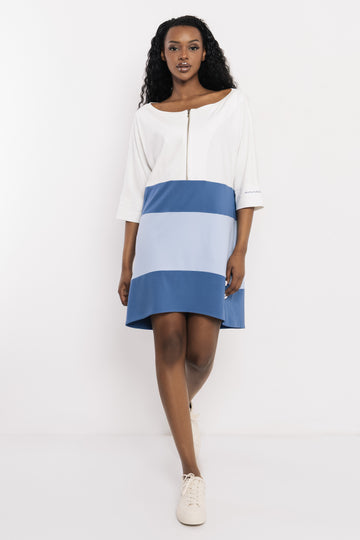 Lenga tunika - ekrü/világoskék/sötétkék