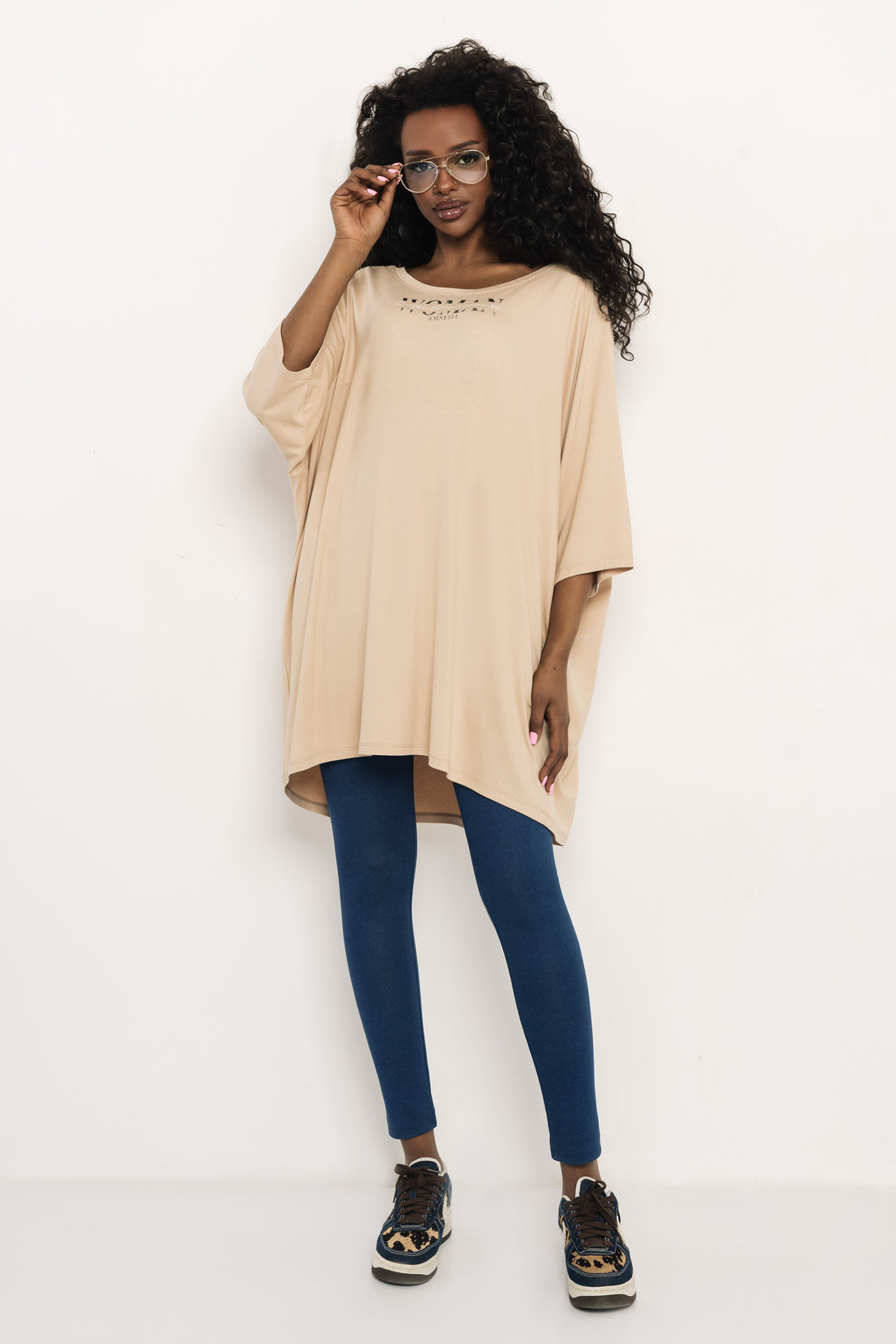 Tuag tunika bézs